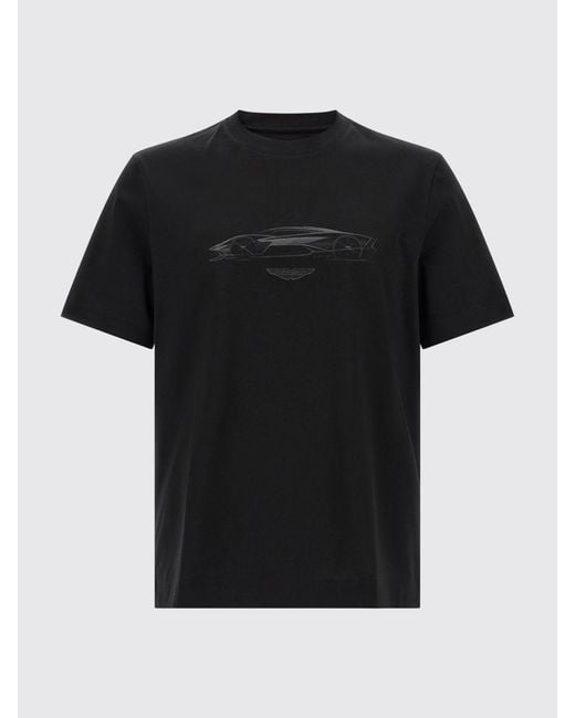 Boss Black Graphic Print Cotton T-Shirt for men