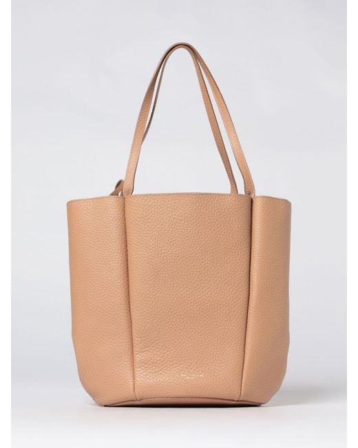 Gianni Chiarini Natural Lily Hammered Leather Bag