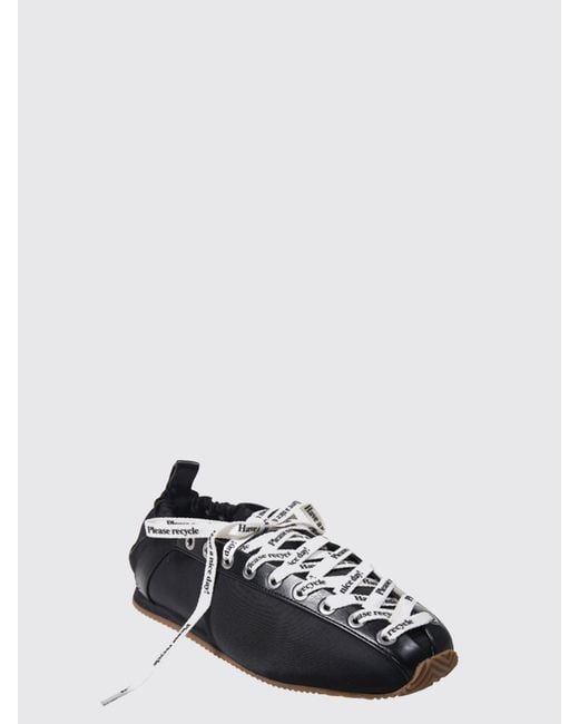 Ganni White Sporty Recycled Nylon Ballerinas