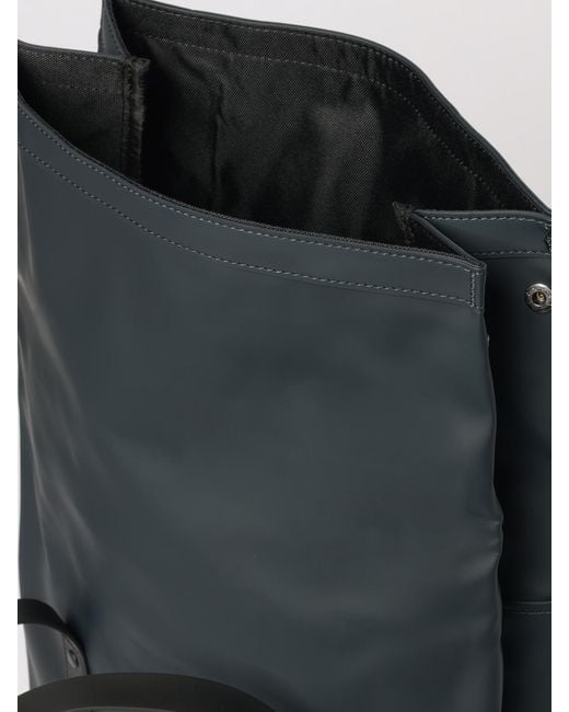 Rains Black 2 Way Tote Backpack for men