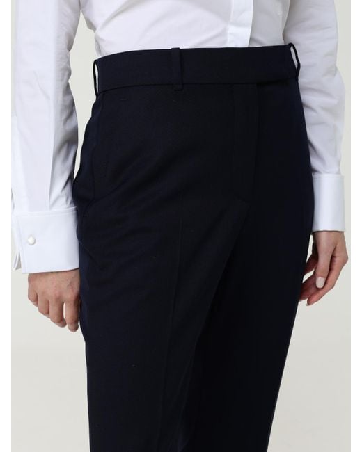 Pantalone Classico di Alexander McQueen in Blue
