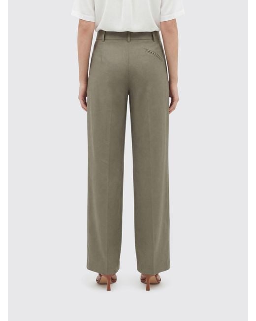 FEDERICA TOSI Green Cady Tailored Trousers