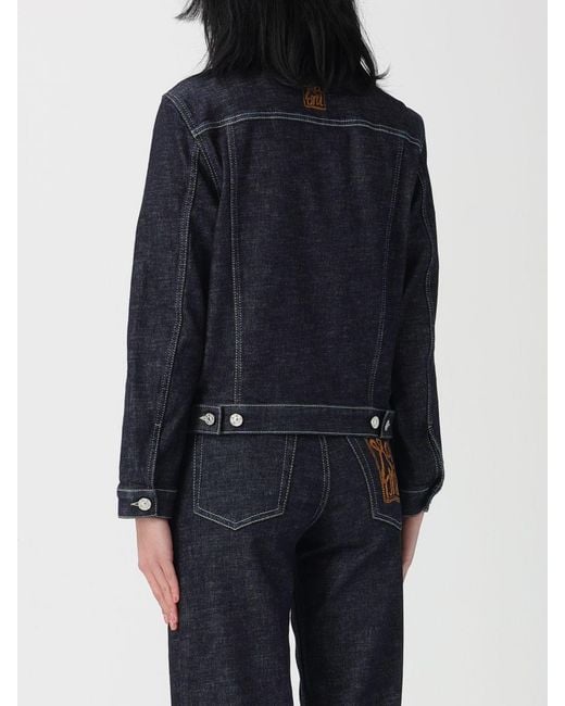 Marni Blue Stretch Denim Jacket