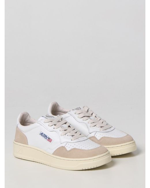 Autry Natural Leather Medalist Sneakers