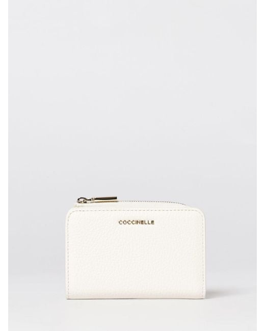 Coccinelle Natural Metallic Soft Grained Leather Wallet