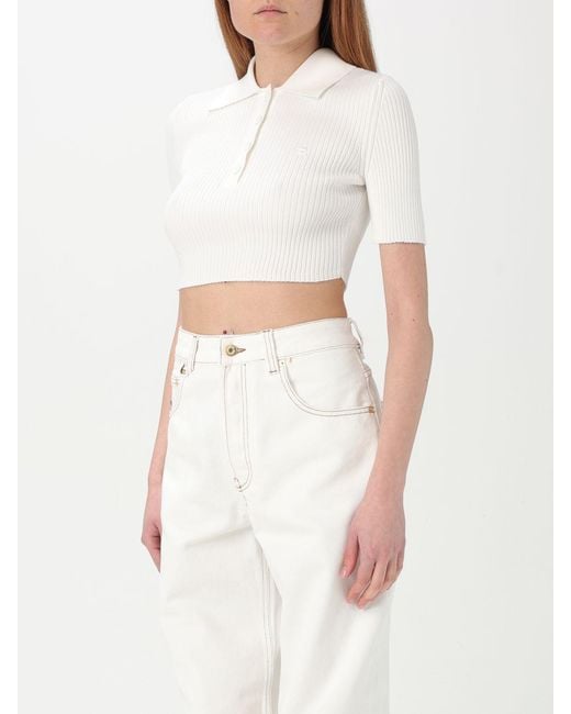 CourrÈ Ges Polo Mujer Courreges de color White