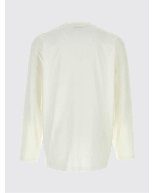 Jil Sander White Basic Cotton T-Shirt for men