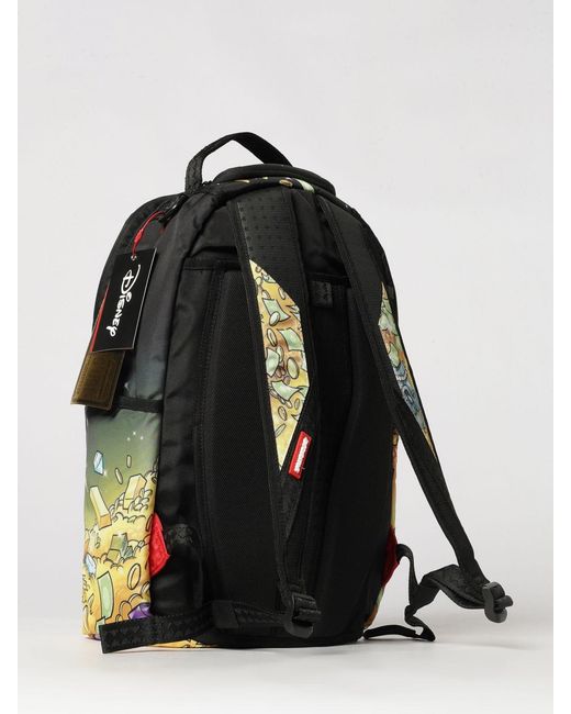 Sprayground Multicolor Hokusai Money Wave Graphic Print Backpack With Laptop Pocket for men