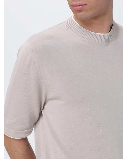 T-Shirt Basic di Eleventy in Gray da Uomo