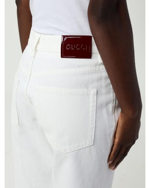 Gucci White Jeans for men