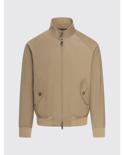 Baracuta Natural Cotton Blend Bomber Jacket for men