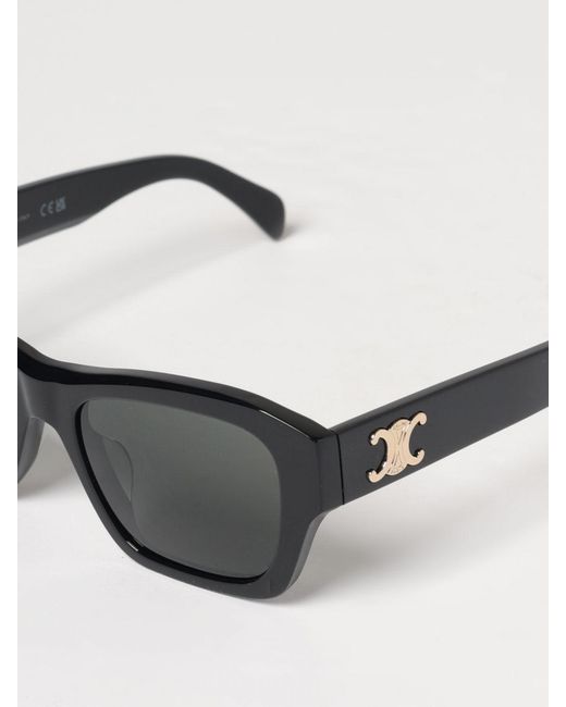 Céline Black Triomphe Acetate Sunglasses