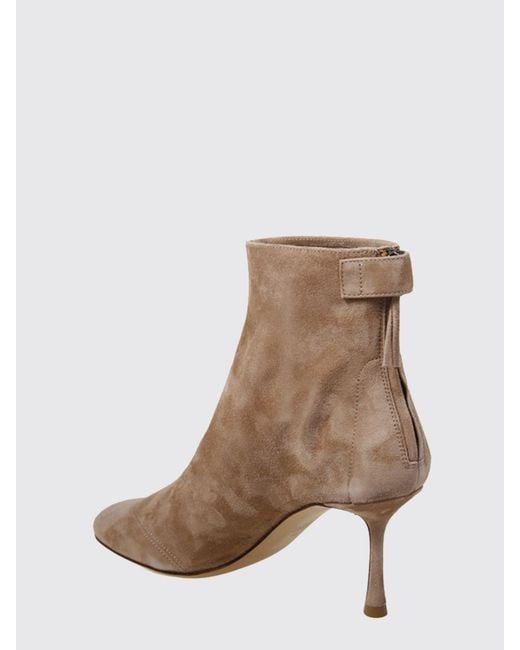 Francesco Russo Brown Leather Ankle Boots