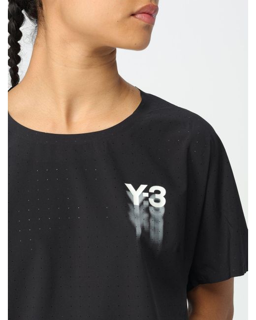 T-shirt Y-3 en coloris Black