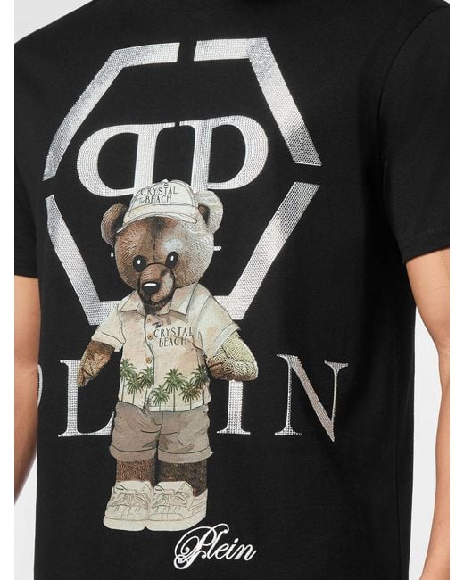 Philipp Plein Black T-Shirt for men