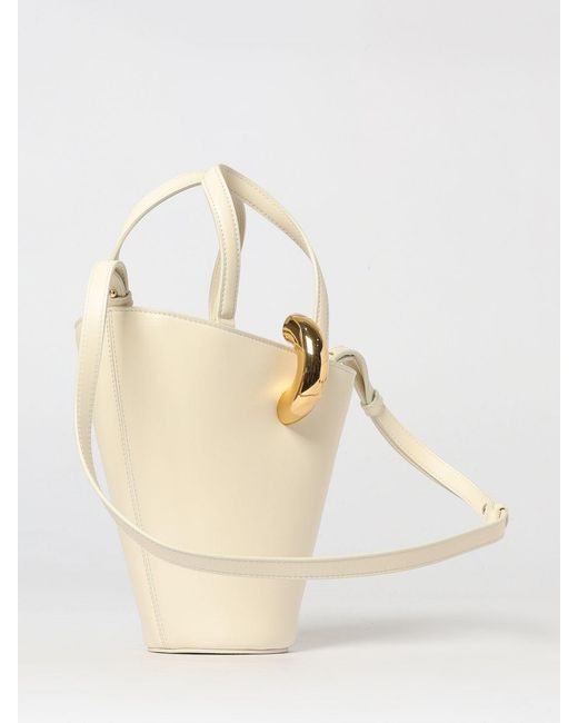 Jacquemus Natural Small Bambola Leather Bag