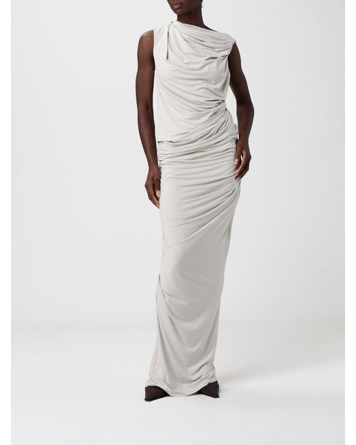 Entire studios White Draped Jersey Skirt