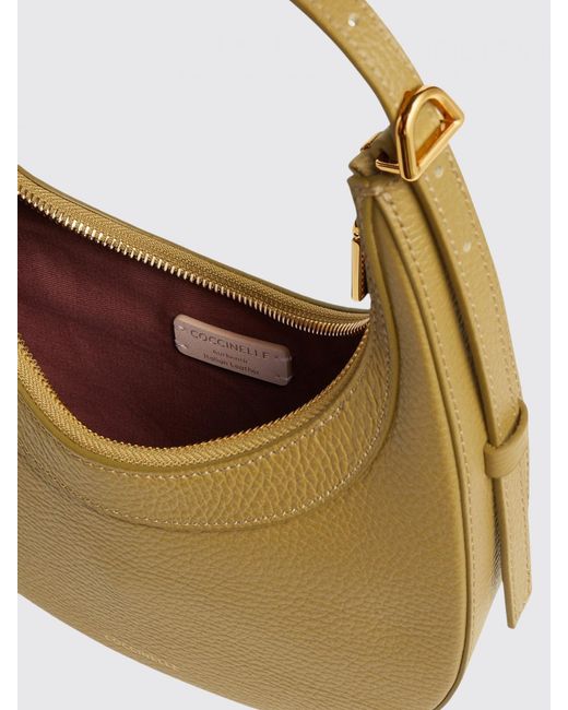Coccinelle Metallic Whisper Mini Grained Leather Bag