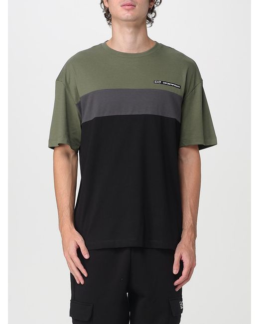 EA7 Black T-Shirt for men