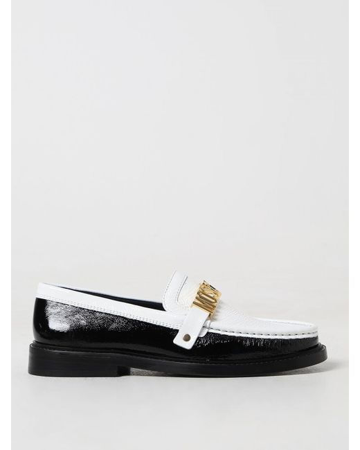 Moschino Couture White Loafers