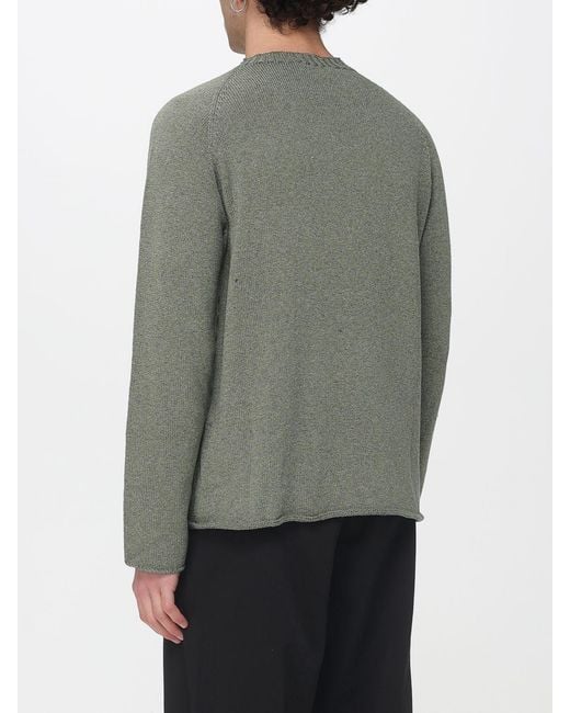 Laneus Gray Basic Crew Neck Knit for men