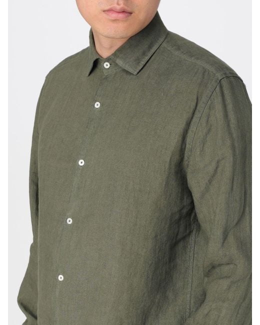 Brooksfield Green Shirt for men