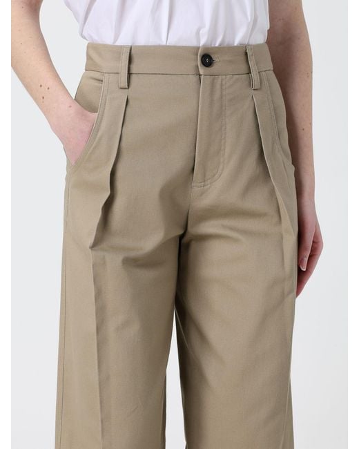 Tela Natural Stretch Cotton Flared Trousers