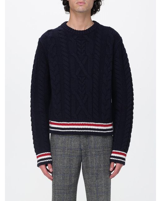 Thom Browne Blue Sweater for men
