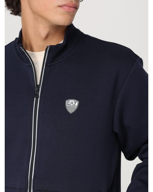 Felpa di EA7 in Blue da Uomo