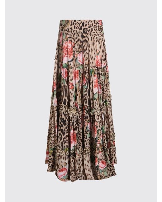 Roberto Cavalli Natural Skirt