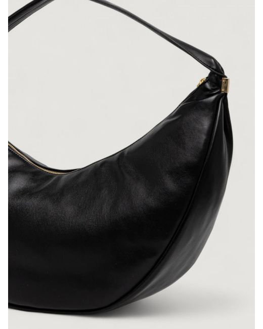Borsa A Spalla Pinched Soft Crescent di Calvin Klein in Black