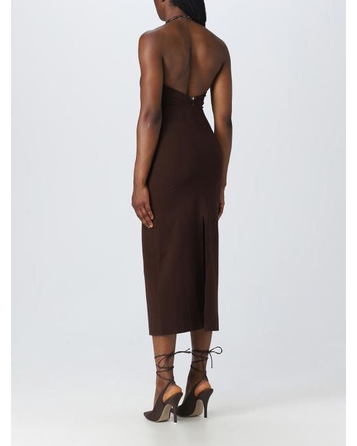 The Attico Brown Kleid Damen