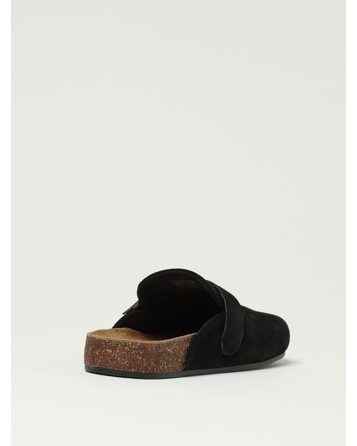 Tory Burch Black Suede Sabots