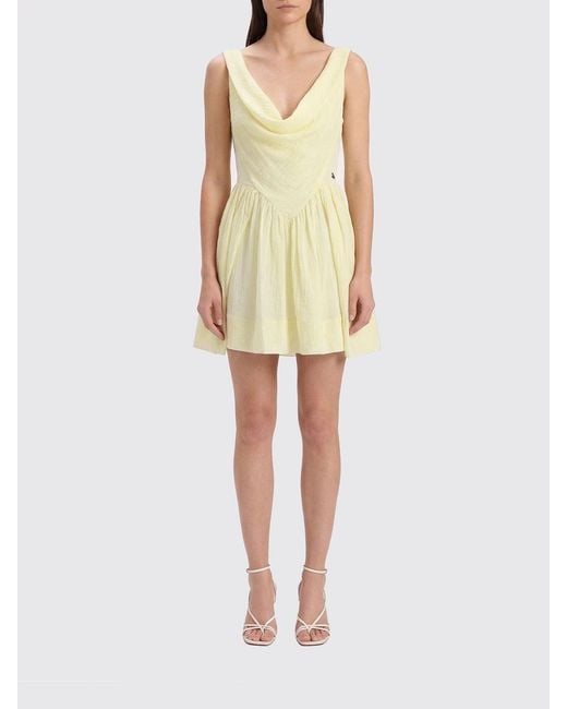 Vivienne Westwood Yellow Sunday Cotton Dress