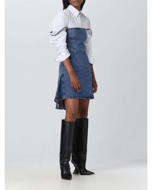 McQueen Blue Dresses