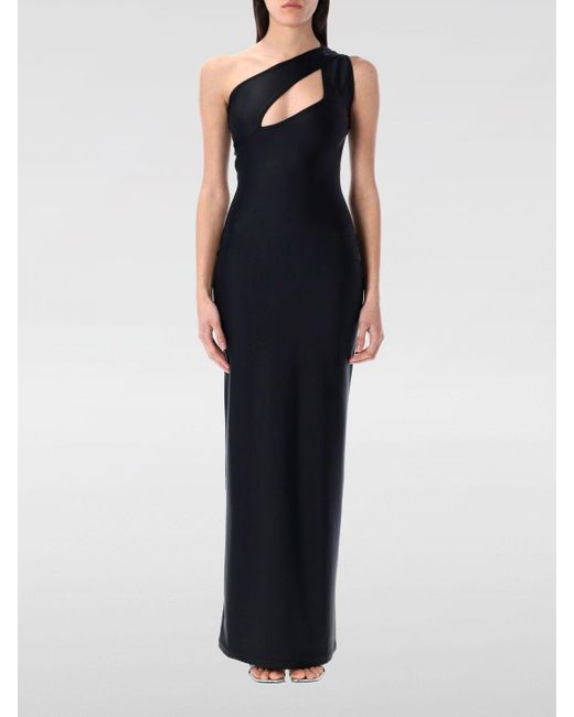 Ottolinger Strappy Knit Maxi Dress - Black | Garmentory