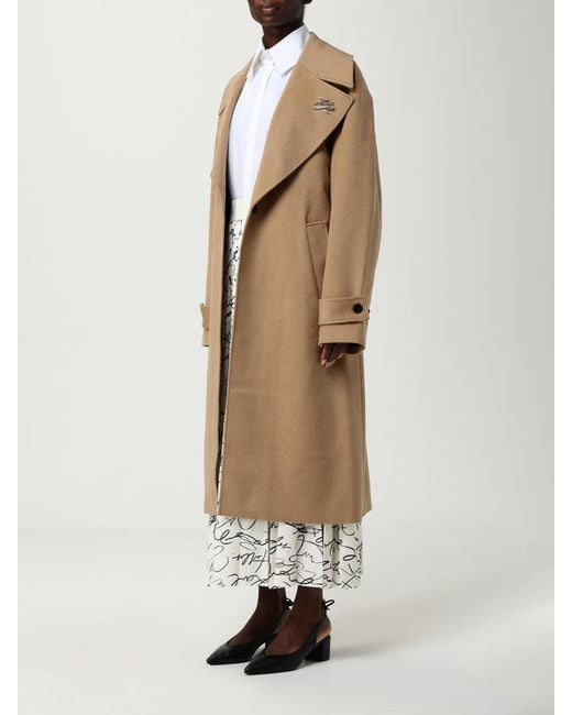 Karl Lagerfeld Natural Belted Coats