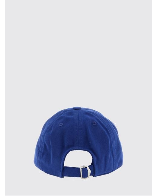 Isabel Marant Blue Tomas Cotton Twill Hat