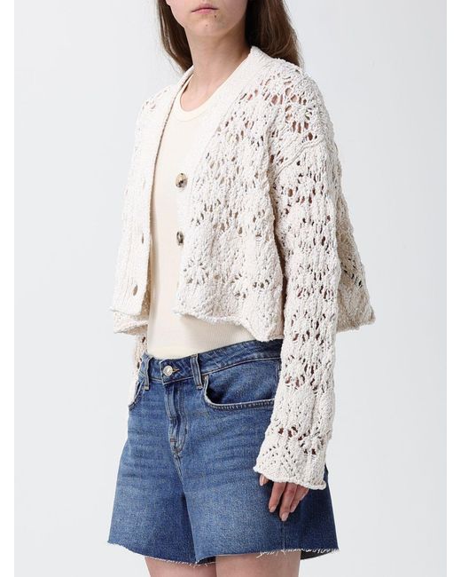 Alanui White Crocheted Cotton Cardigan