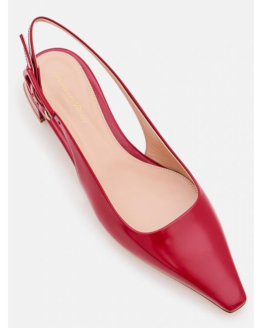 Gianvito Rossi Red Ballerinas Damen