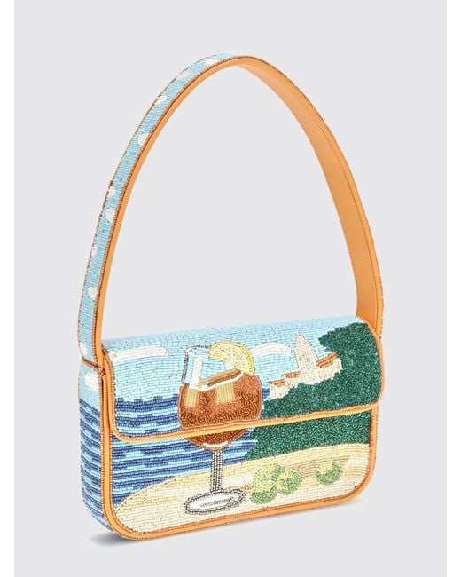 Staud Blue Shoulder Bag