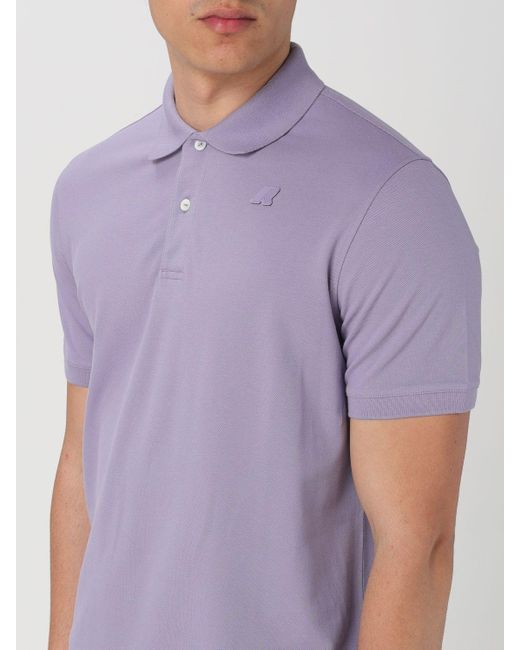 K-Way Purple Polo Shirt for men