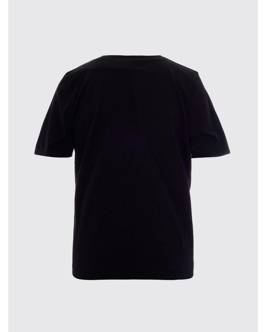 Fiorucci Black Cotton T-Shirts With Logo