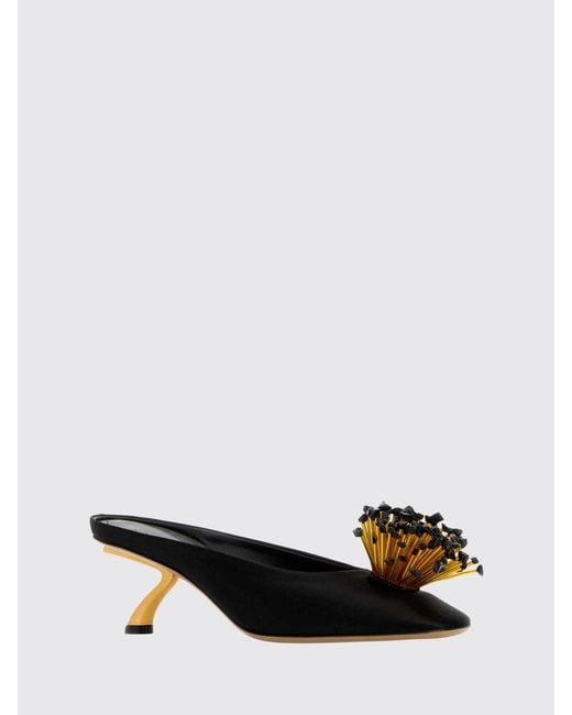 Ferragamo Black High Heel Shoes