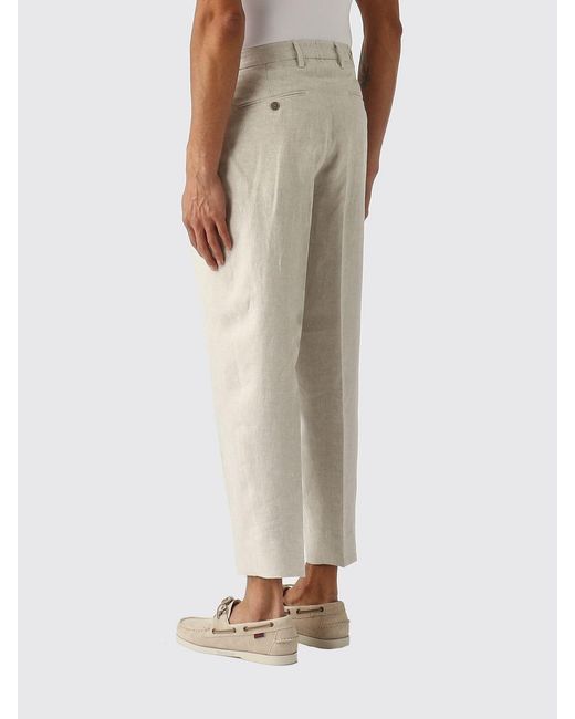 Briglia 1949 Natural Linen Chino Trousers for men