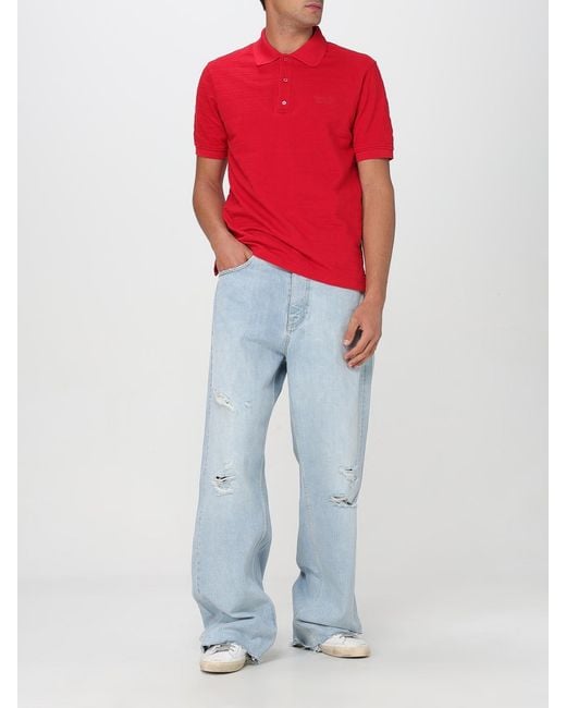 Golden Goose Deluxe Brand Red T-Shirts And Polos for men