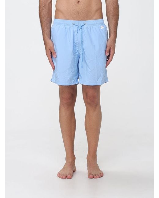 Mc2 Saint Barth Blue Boxer Swim Shorts for men