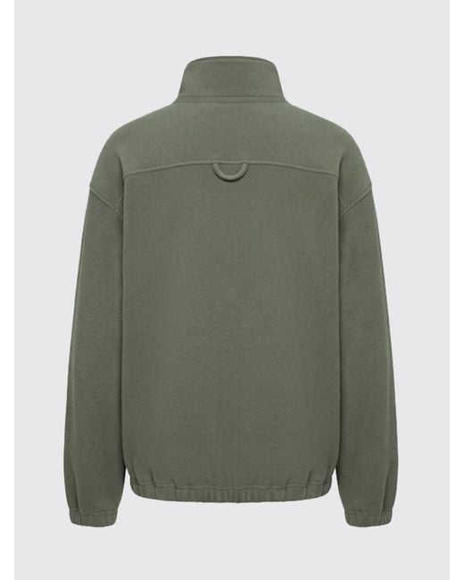 Rier Gray Half-Zip Funnel Neck Jumper for men