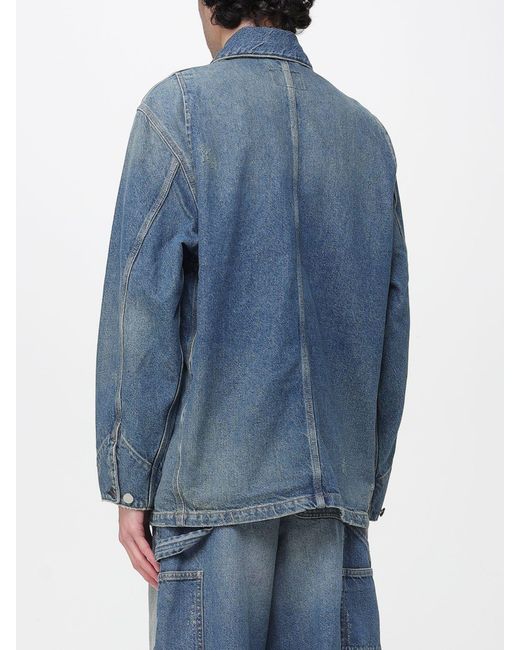 Carhartt Blue Chore Cotton Overshirt for men