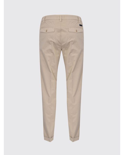 Fay Natural Stretch Cotton Gabardine Chino Trousers for men